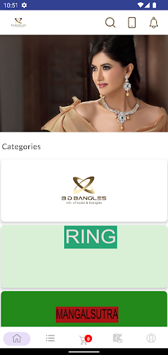 Android application B D Bangles screenshort