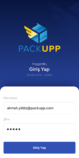 Android application PackUpp Driver screenshort