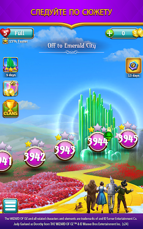 Game screenshot The Wizard of Oz Magic Match 3 apk download