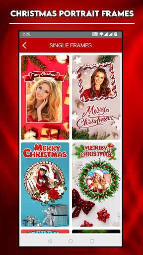 Android application Christmas Photo Editor screenshort