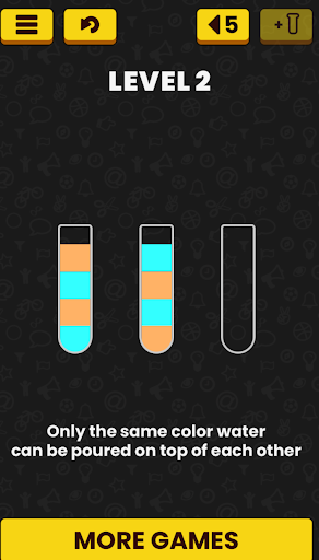 Android application Water Sort Color - Puzzle Game screenshort