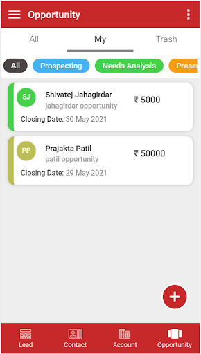 AG CRM Screen 2