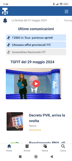 Android application Federazione Italiana Tabaccai screenshort