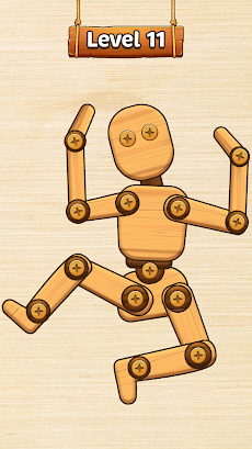 ネジパズル: 木製ナットとボルトのおすすめ画像2