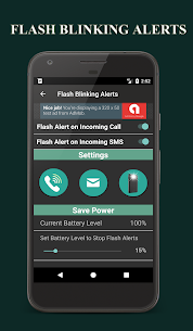 Flash Blinking Alerts : Call & SMS For PC installation