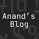 Anand's Blog