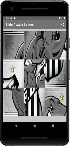 Slide Puzzle Santos Soccer Screen 3