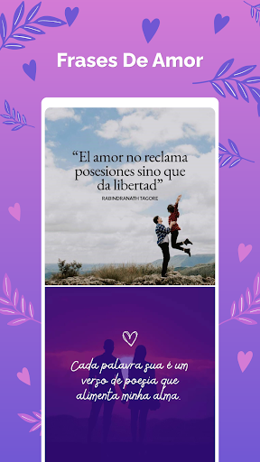 Android application Frases e Mensagens de Amor screenshort