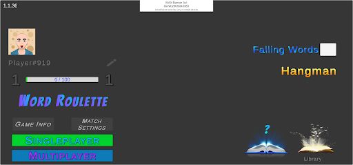 Android application Word Roulette Online screenshort