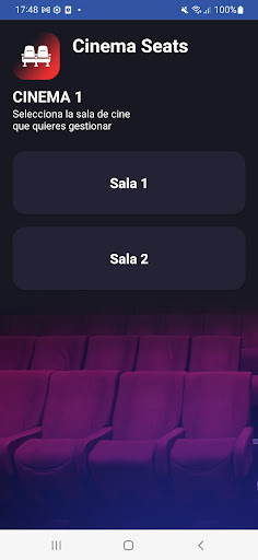 Android application Cinema Seats screenshort