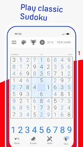 Sudoku: Classic Number Puzzles