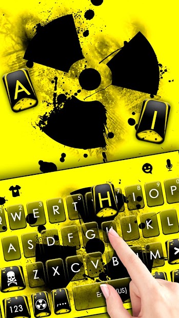 Screenshot 3 Radioactive Sign Teclado android