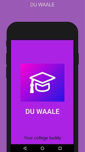 Android application DU WAALE : DU Study Material screenshort