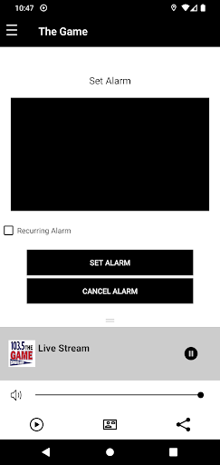 Android application 103.5 The Game screenshort