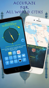 Qibla Direction Compass القبلة screenshots 1