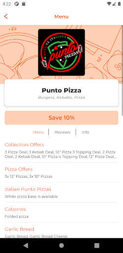 Punto Pizza BL1 Screen 2