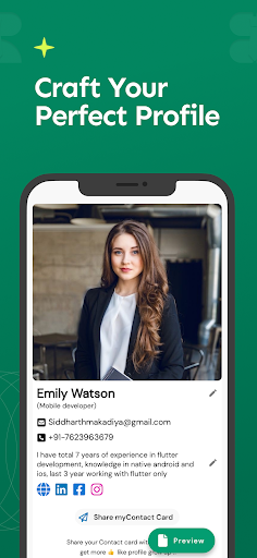 Revamp - Resume & CV Builder Screen 2