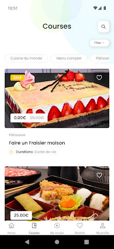 Visiochef - Cours de Cuisine Screen 2