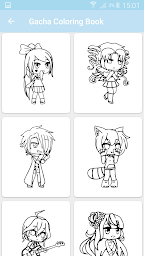 Gacha Coloring Book