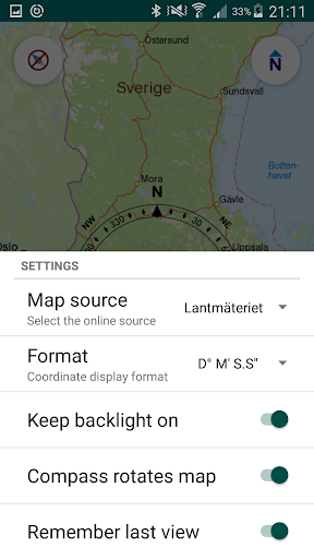 SweMaps Screen 2
