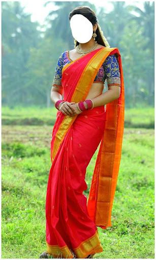 Android application Women Stylish Sarees PhotoSuit screenshort