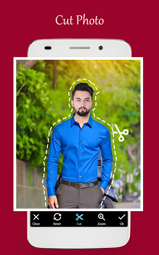 Men formal shirt photo editor Screen 3