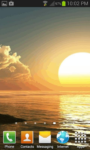 Beach Sunset Live Wallpaper