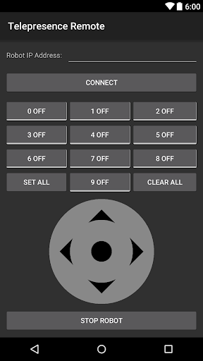 Android application Telepresence Remote screenshort