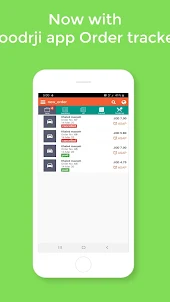 Foodrji Order Tracking app