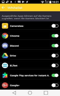 Cameraless – Kamera Blocker Screenshot