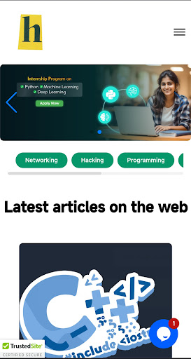 Android application Hackerblog screenshort