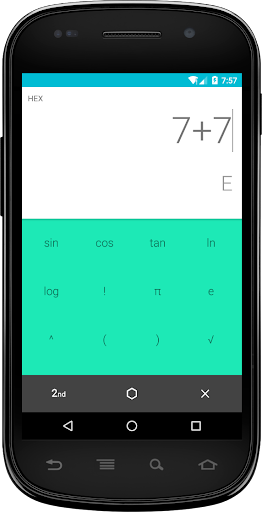 Android application Calculator (open source) screenshort