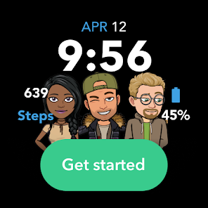Bitmoji watch online face