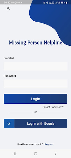 (MPH) Missing Person helpline Screen 2