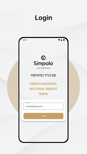 Android application Simpolo Merchandising MMI screenshort
