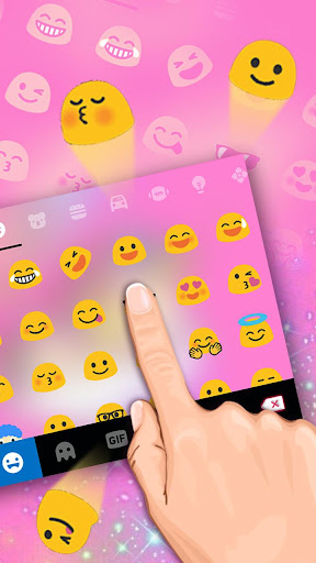 Pink Sleeping Unicorn Keyboard Screen 3