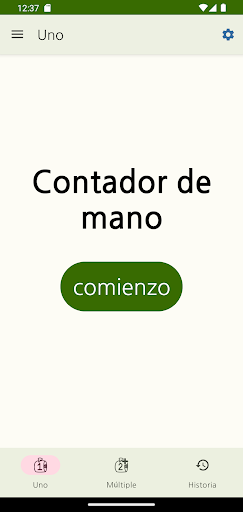 Vista previa de la aplicación