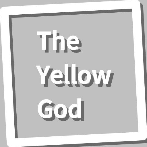 Book, The Yellow God logo