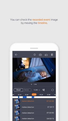 Wisenet Life Screen 3