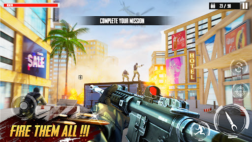 FPS Strike: Gun Shoot Mission Screen 2