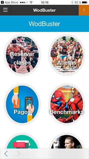 Android application H2H VIC CrossFit screenshort
