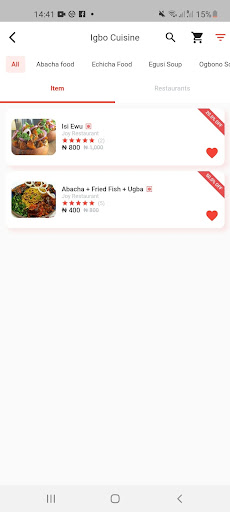 Android application Foodtraco: Food Delivery screenshort