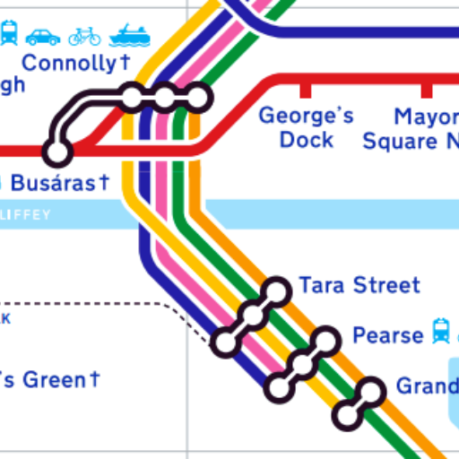 Dublin Metro Map 2023