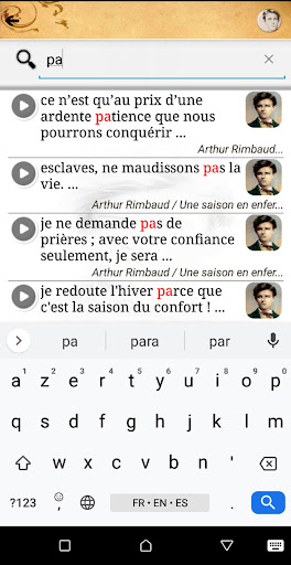 Arthur Rimbaud : Citations Screen 2