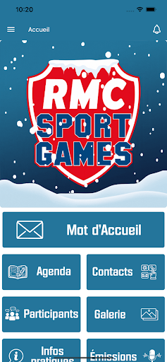 Android application RMC Sport Games, 15ème édition screenshort