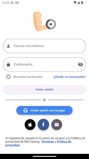 Android application DMTraining screenshort