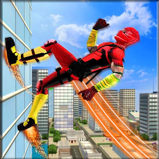 Flying Ninja Hero Crime Chase logo
