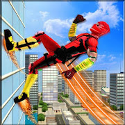 Flying Ninja Hero Crime Simulator Gangster Chase