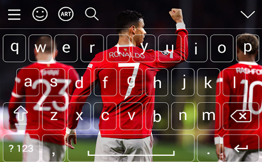 Cristiano CR7 MANU Keyboard Screen 2