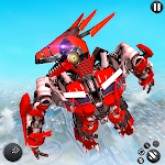 Cover Image of Unduh Flying Car Robot Game - Robot Transforming Games  APK